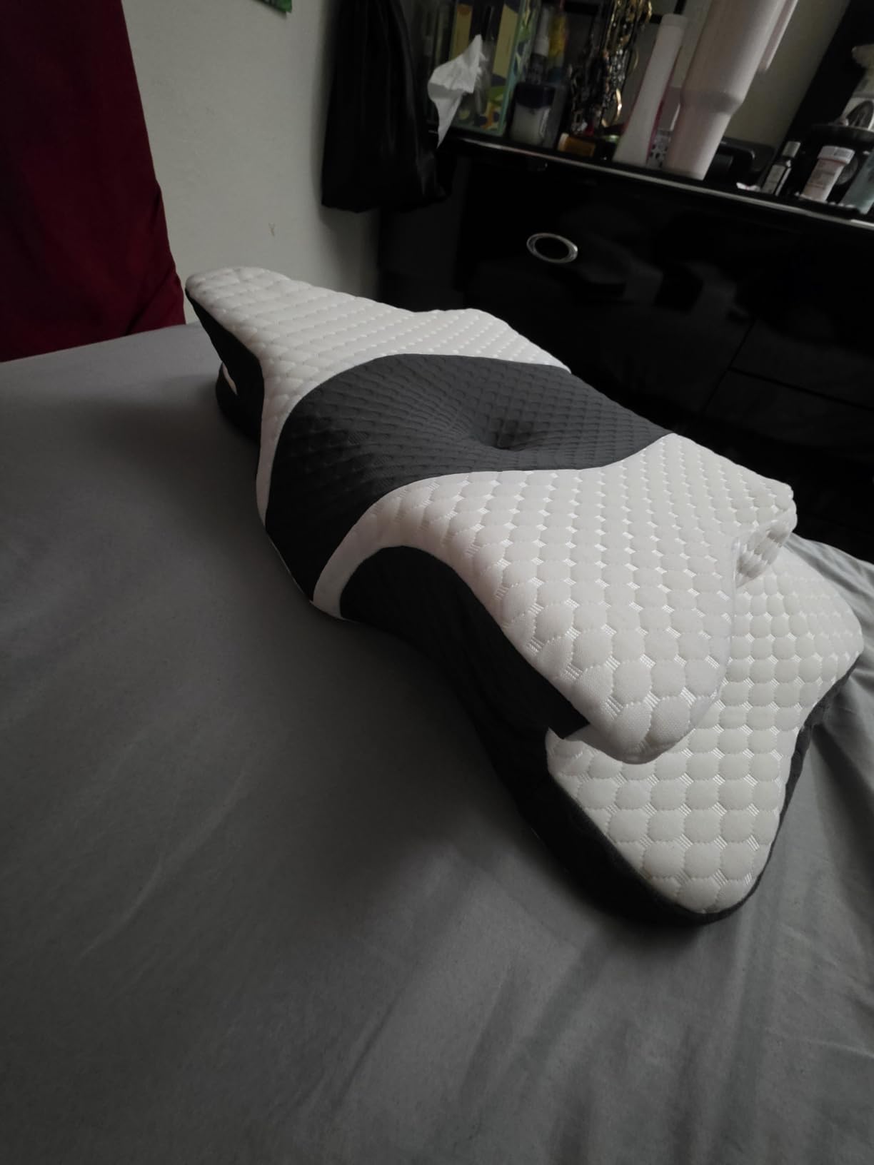CHxxy Cervical Neck Pillow for Pain Relief Sleeping, Memory Foam Pillows customer photo 1
