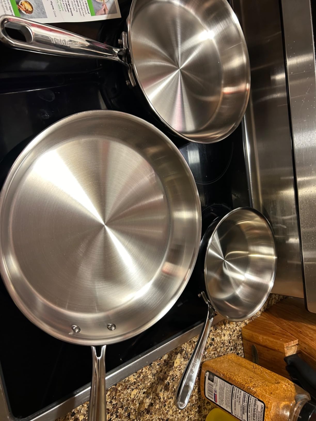 T-fal Pro Tri-Ply Stainless Steel 10-Piece Induction Cookware Set customer photo 2