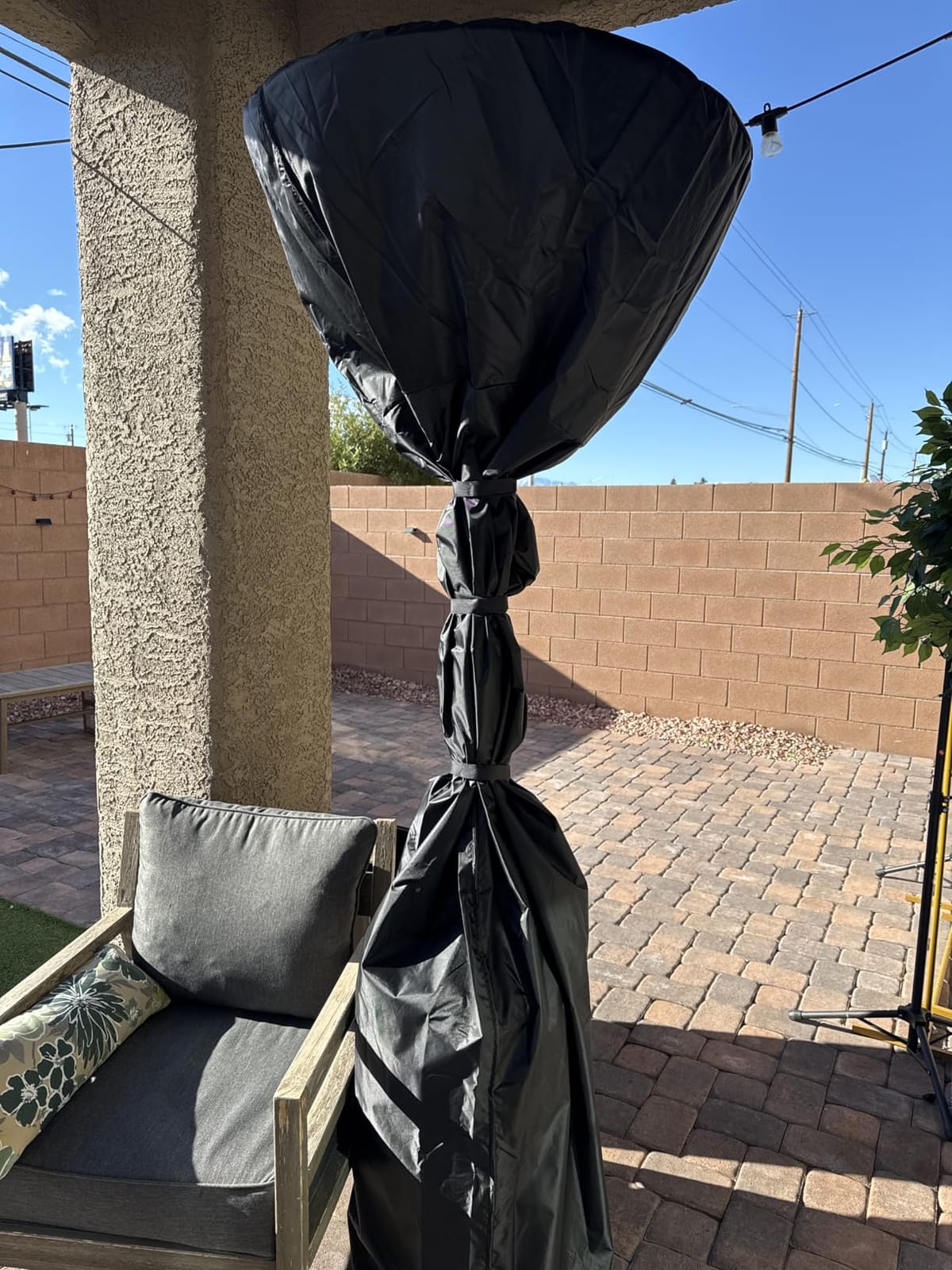 QH.HOME Patio Heater Cover,Waterproof Tear-Resistant 89