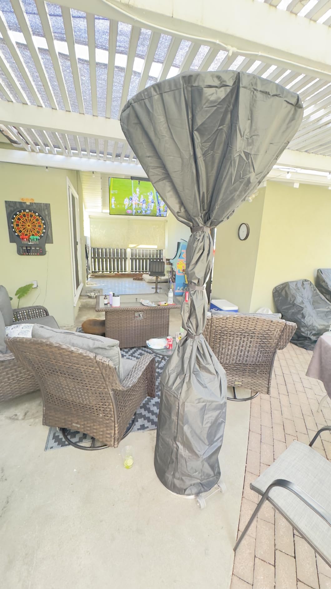 QH.HOME Patio Heater Cover,Waterproof Tear-Resistant 89