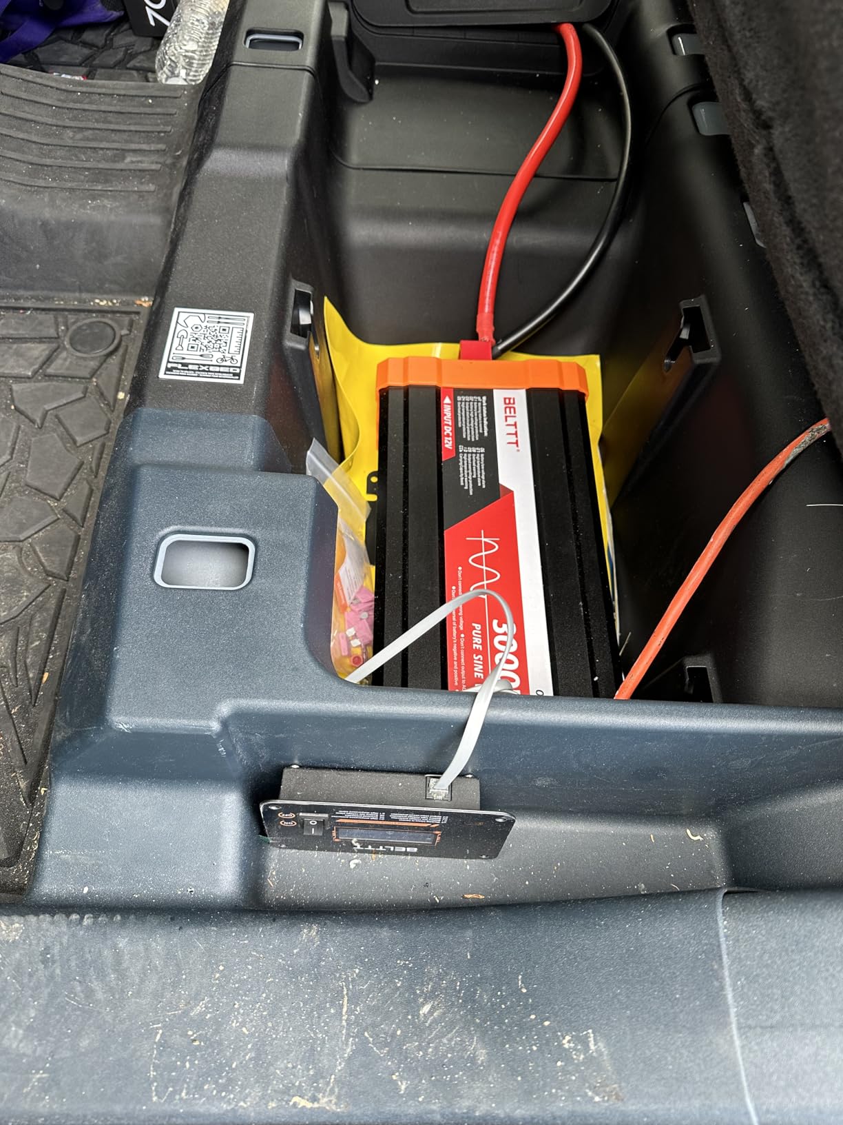 BELTTT 3000W Pure Sine Wave Inverter 12V DC to 120V AC, 6000W Peak | LCD Display, 23 ft Wired Remote, Dual AC and 20A Outlets, Hardwire Port, USB, Power Inverter for Solar, Off-Grid, RV, Truck customer photo 2