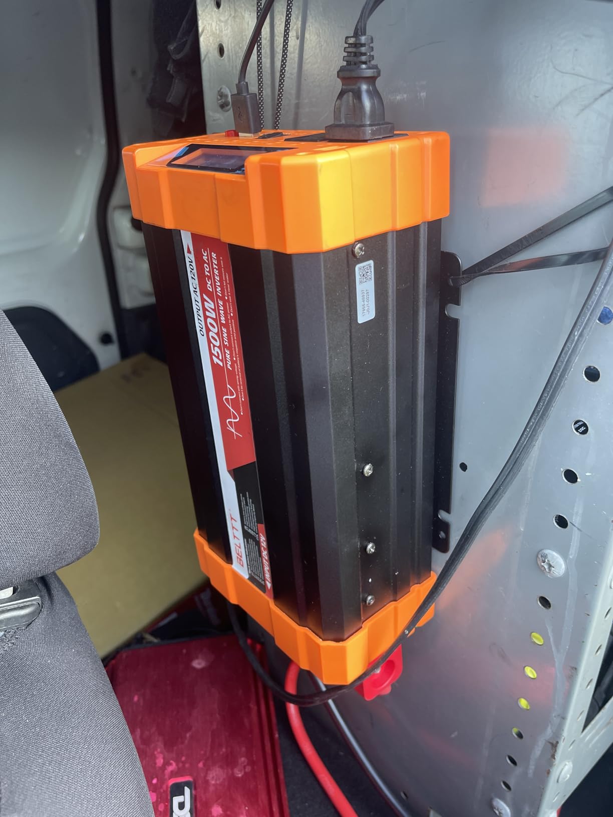 BELTTT 1500W Pure Sine Wave Inverter 12V to 110V Converter, 3000W Surge customer photo 2