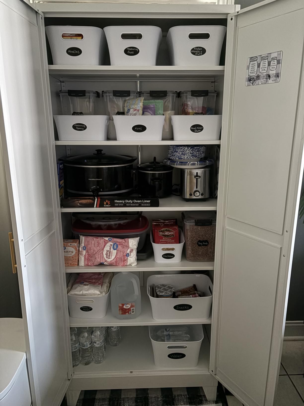GAIOUS Metal Pantry Cabinet, Kitchen Pantry Storage Cabinets with 2 Door customer photo 1