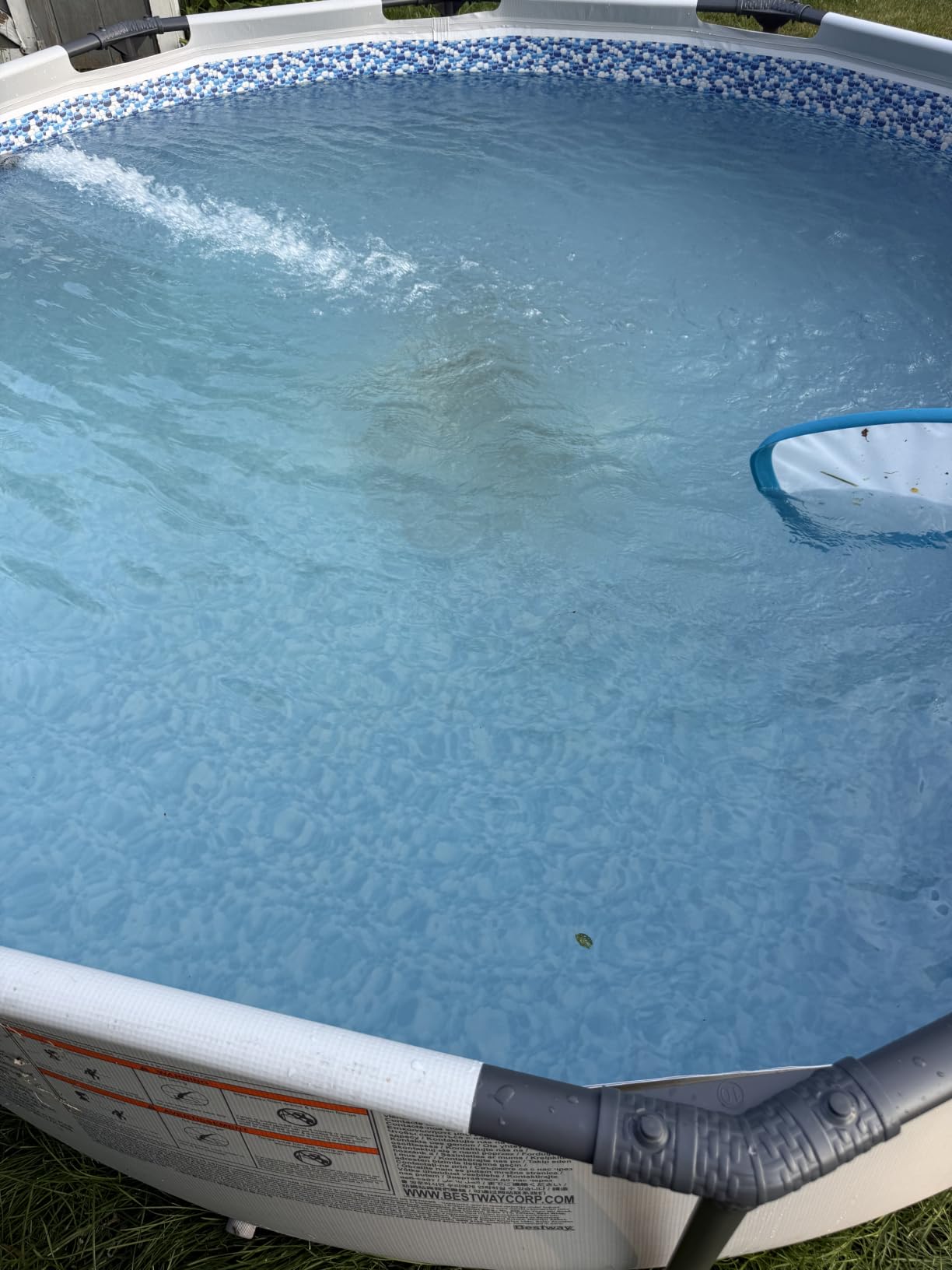 Bestway 2,200 GPH Above Ground Swimming Pool Sand Filter Pump customer photo 2