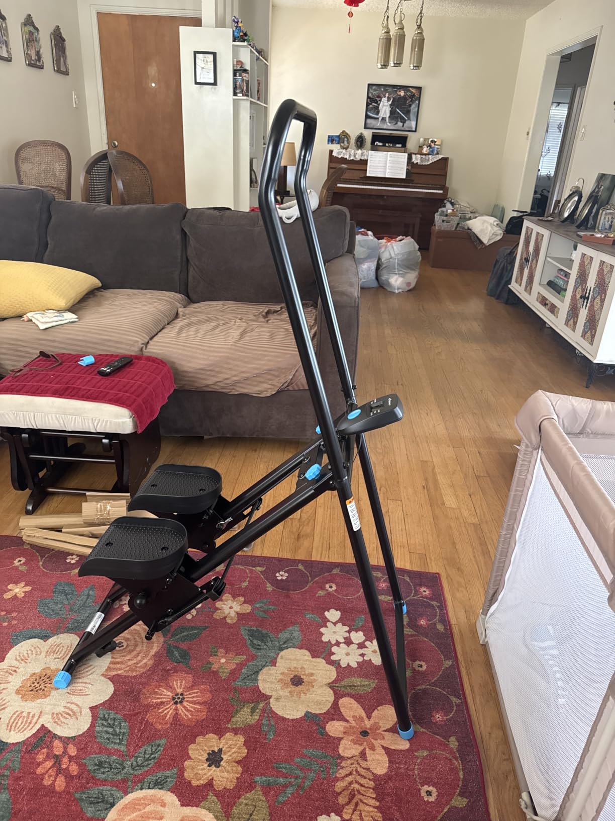 MERACH Stair Stepper with Adjustable Resistance, Foldable Stair Climber customer photo 1