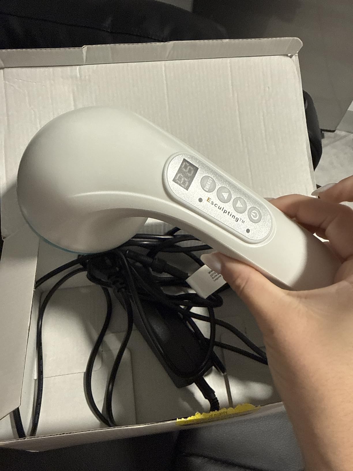 Radio Frequency Induced Heat-Palm NRG Cellulite Body Device customer photo 1