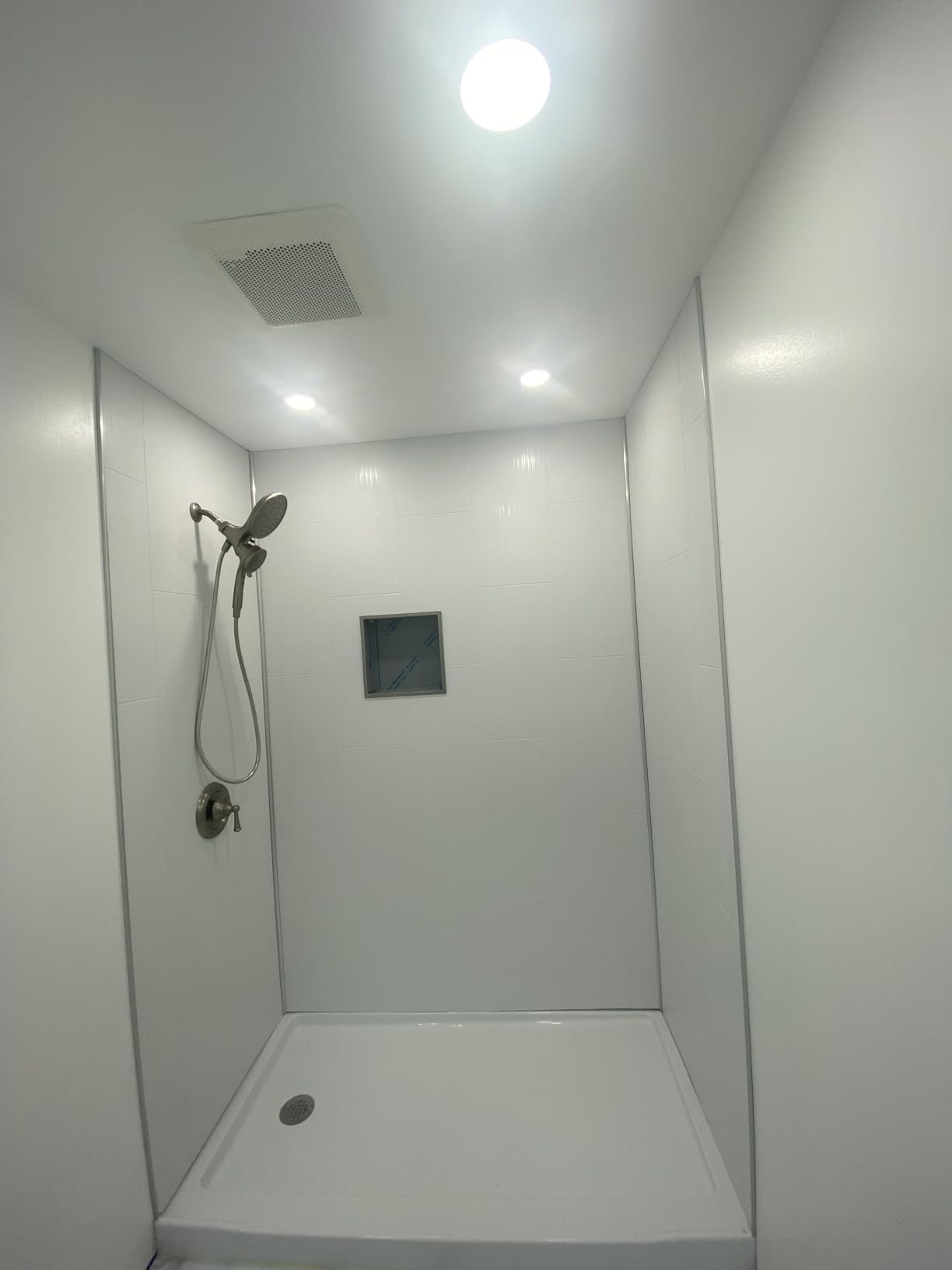 Shower Wall Panels Waterproof, Metro Subway Tile, 60 x 36 x 96 in customer photo 1