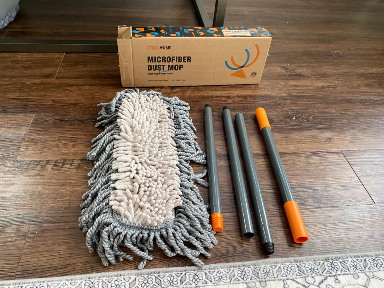 CLEANHOME Microfiber Dust Mop for Hardwood Floor Cleaning customer photo 2