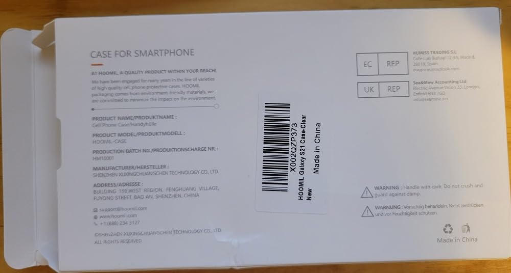 HOOMIL Clear Case for Samsung Galaxy S24 Ultra, Anti-Yellowing customer photo 1