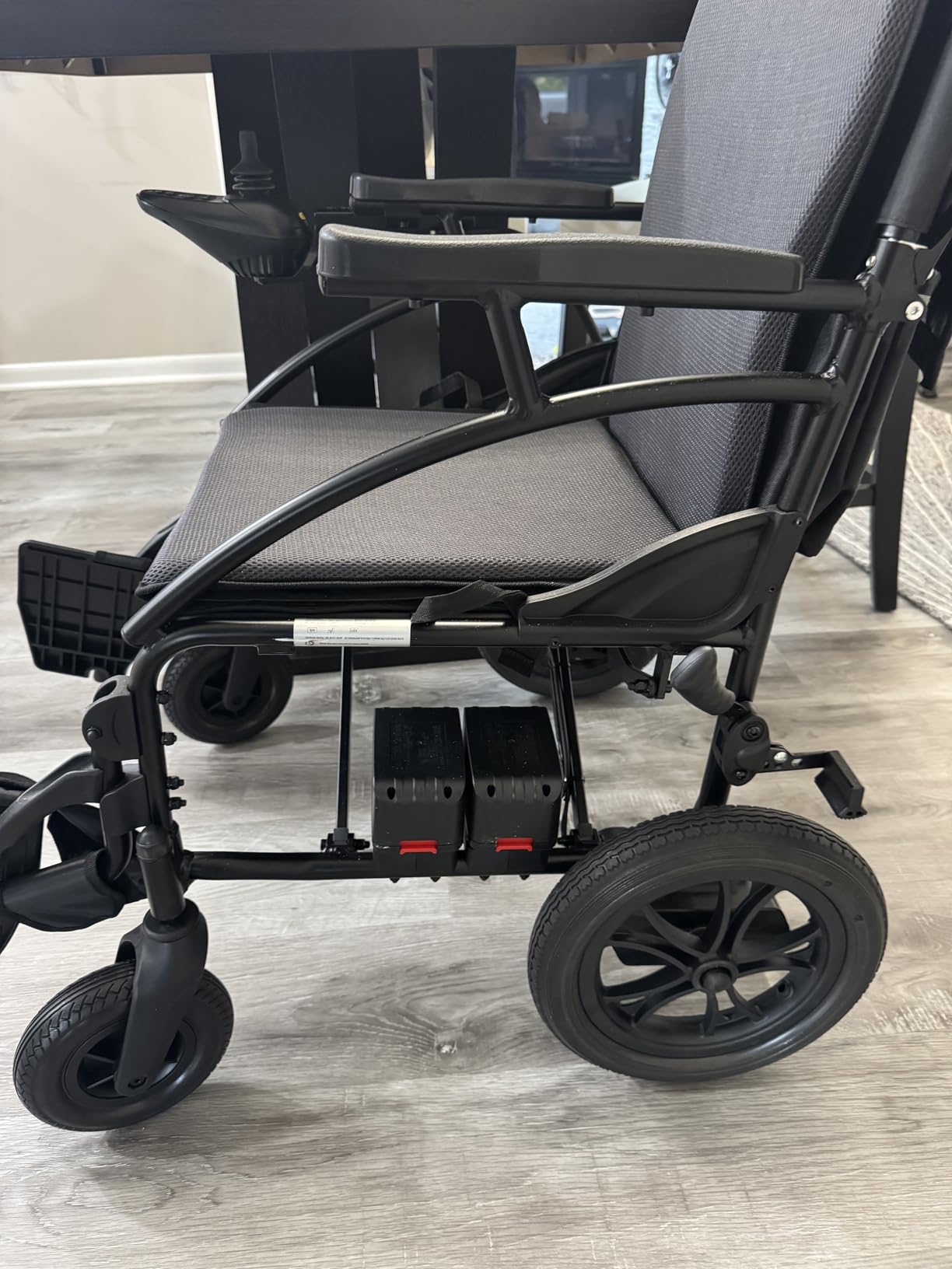 SLF30 Electric Wheelchair, Foldable Durable Motorized Wheelchairs for Adults with 19 Inch Seat and Supports Up to 300 lbs Airline Approved(36 Lbs, Grey) customer photo 1