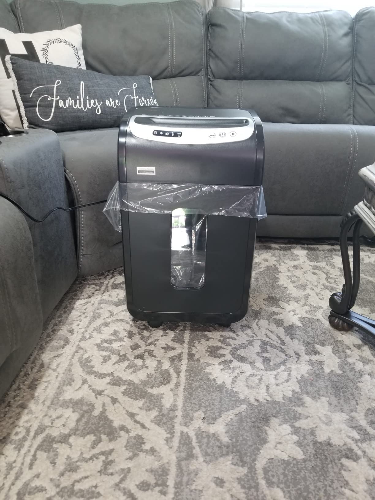 20-Sheet Cross Cut Paper Shredder for Home Office Heavy Duty customer photo 1