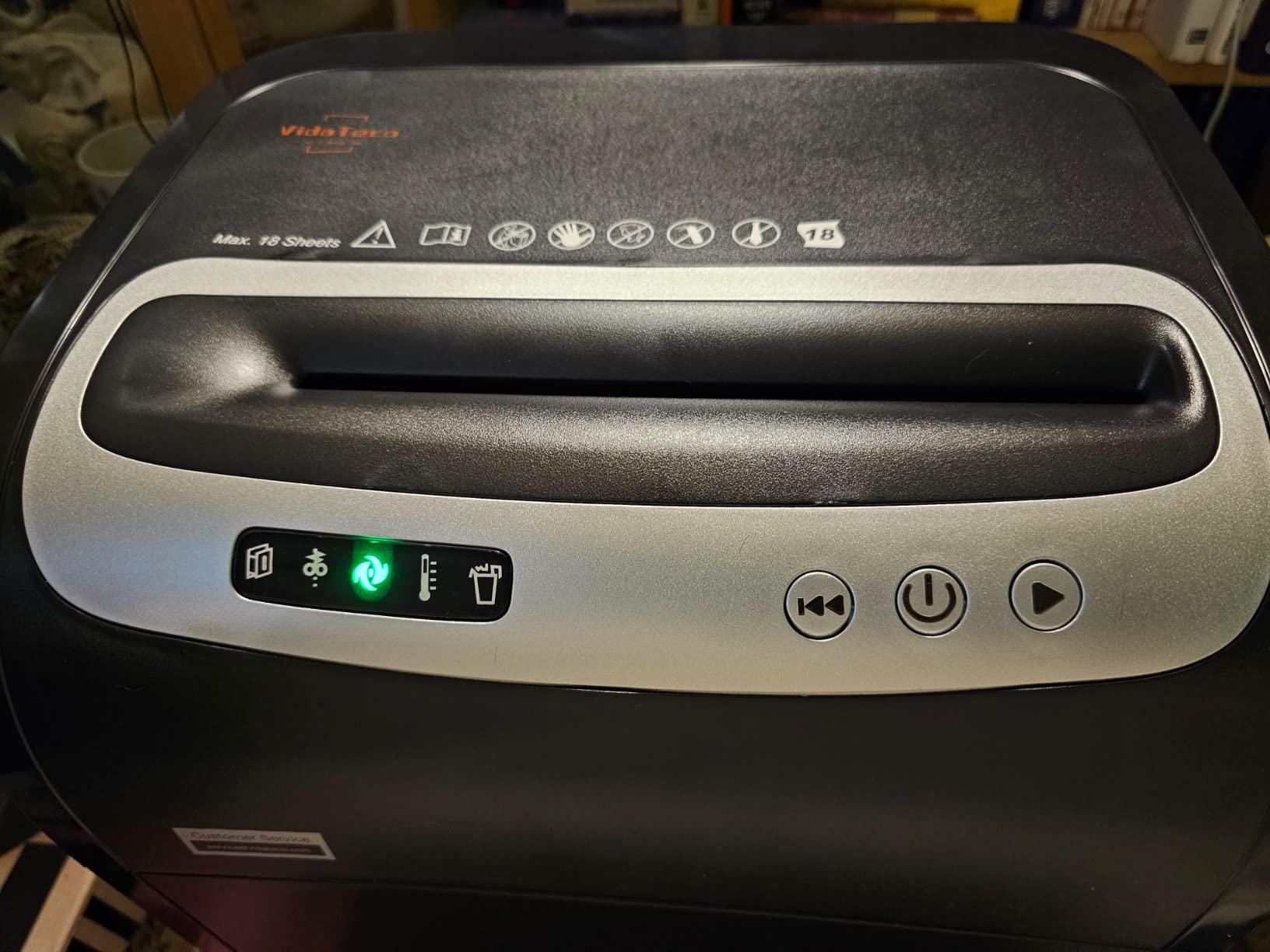 20-Sheet Cross Cut Paper Shredder for Home Office Heavy Duty customer photo 2