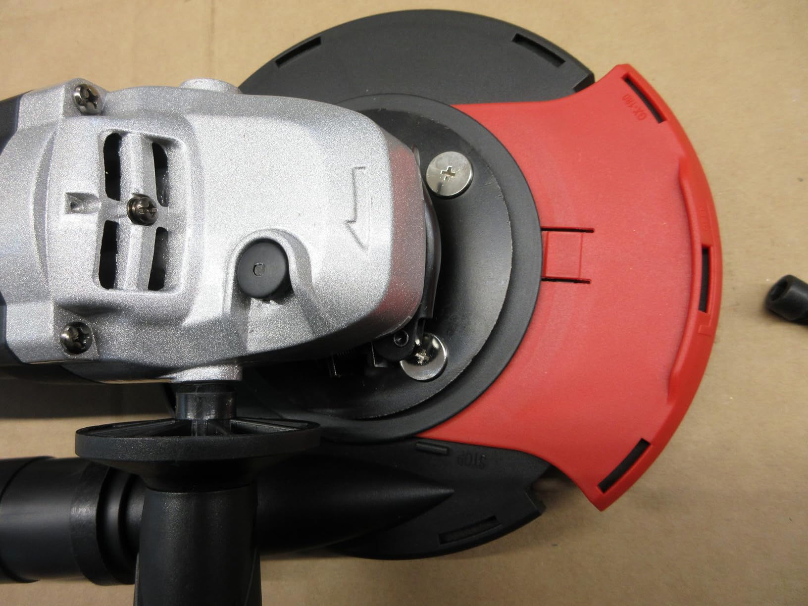 Antstone 7 Inch Concrete Grinder Set Concrete Surface Planer with Dust Extraction Shroud 1580W 3000RPM Angle Grinder Kit with Auxiliary Handles, Protective Guard, Diamond Grinding Wheel customer photo 1