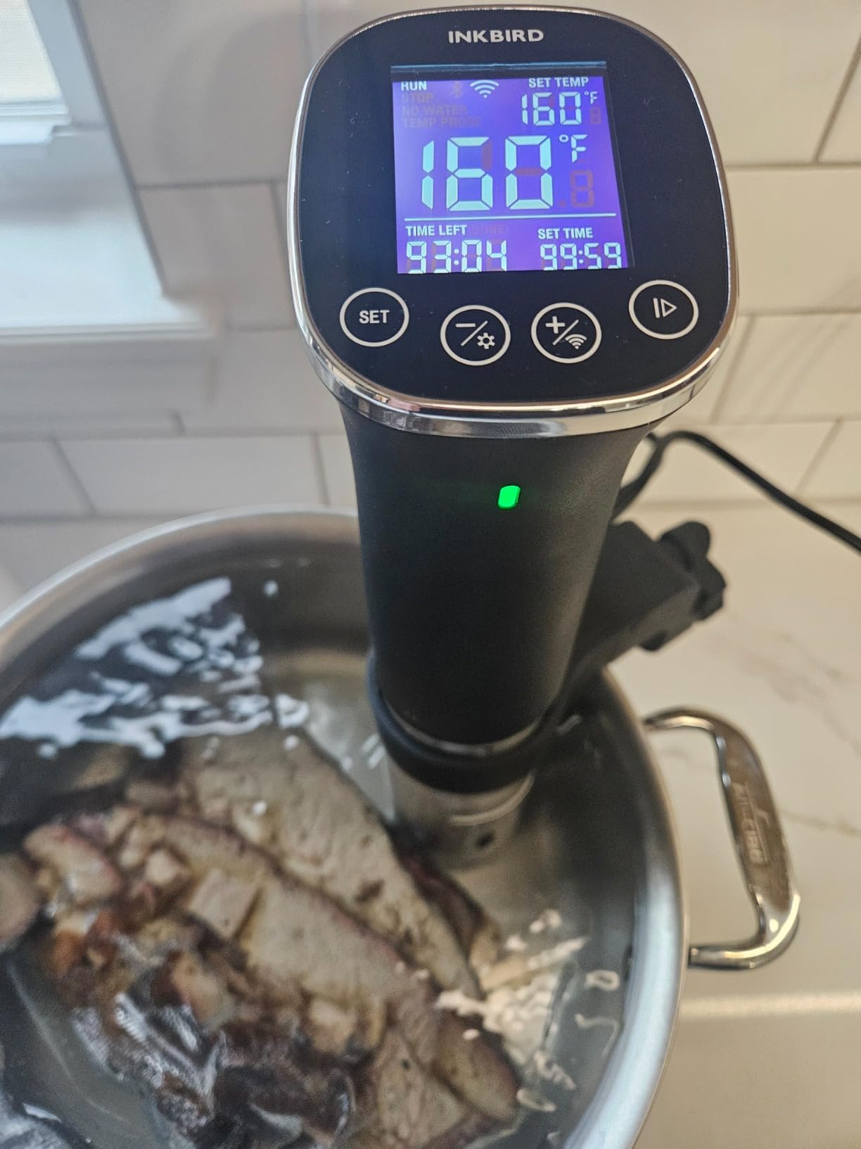 INKBIRD WiFi Immersion Circulator for Sous Vide ISV-300W IPX7 Waterproof customer photo 1