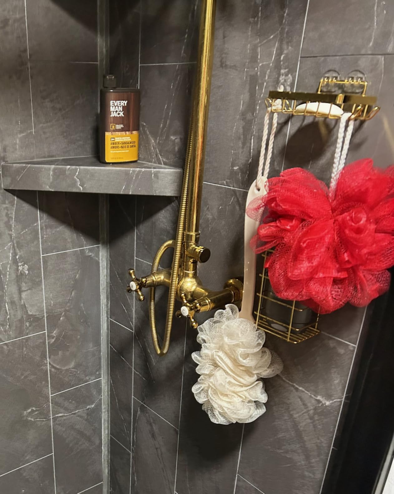 Palisade Vinyl Shower Surround Kit 78in x 60in x 32in, Urban Quarry customer photo 2