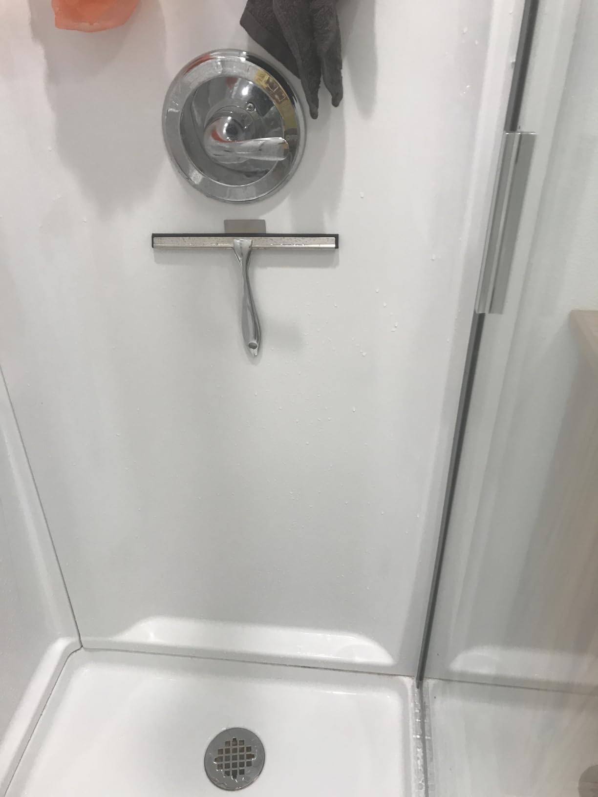 ALFLOD 2pcs Shower Squeegee for Glass Doors with Adhesive Hanging Hook Set customer photo 1