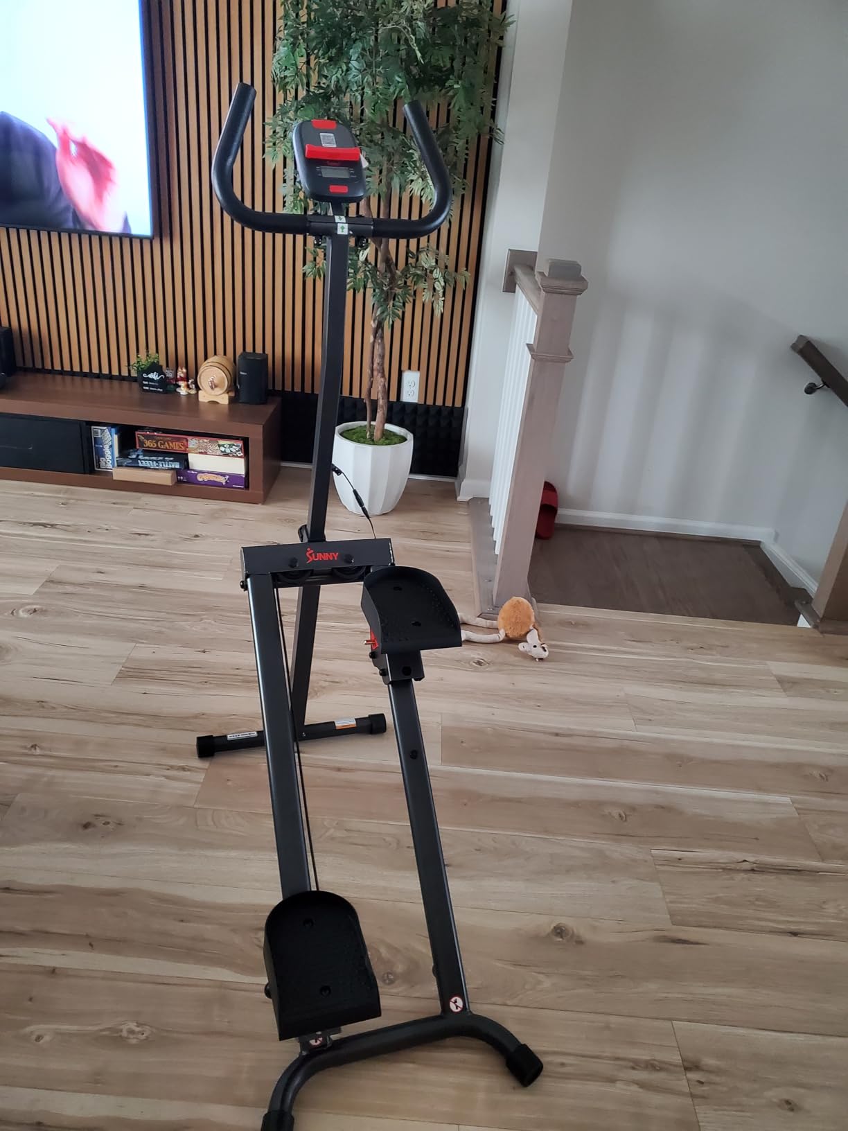 Sunny Health & Fitness Stair Stepper & Climber Exercise Equipment for Home Workout, Compact Cardio Training Machine customer photo 1