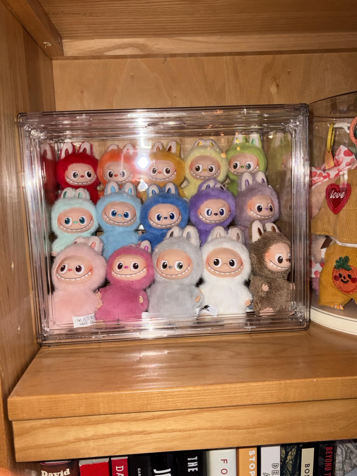 Acrylic Display Cases for Collectibles, 3 Tier Clear Shelf Boxes for Figures customer photo 2