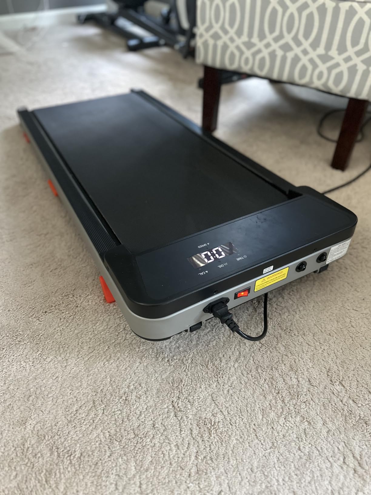 TREAFLOW Walking Pad with Incline, Under Desk Treadmills for Home customer photo 1
