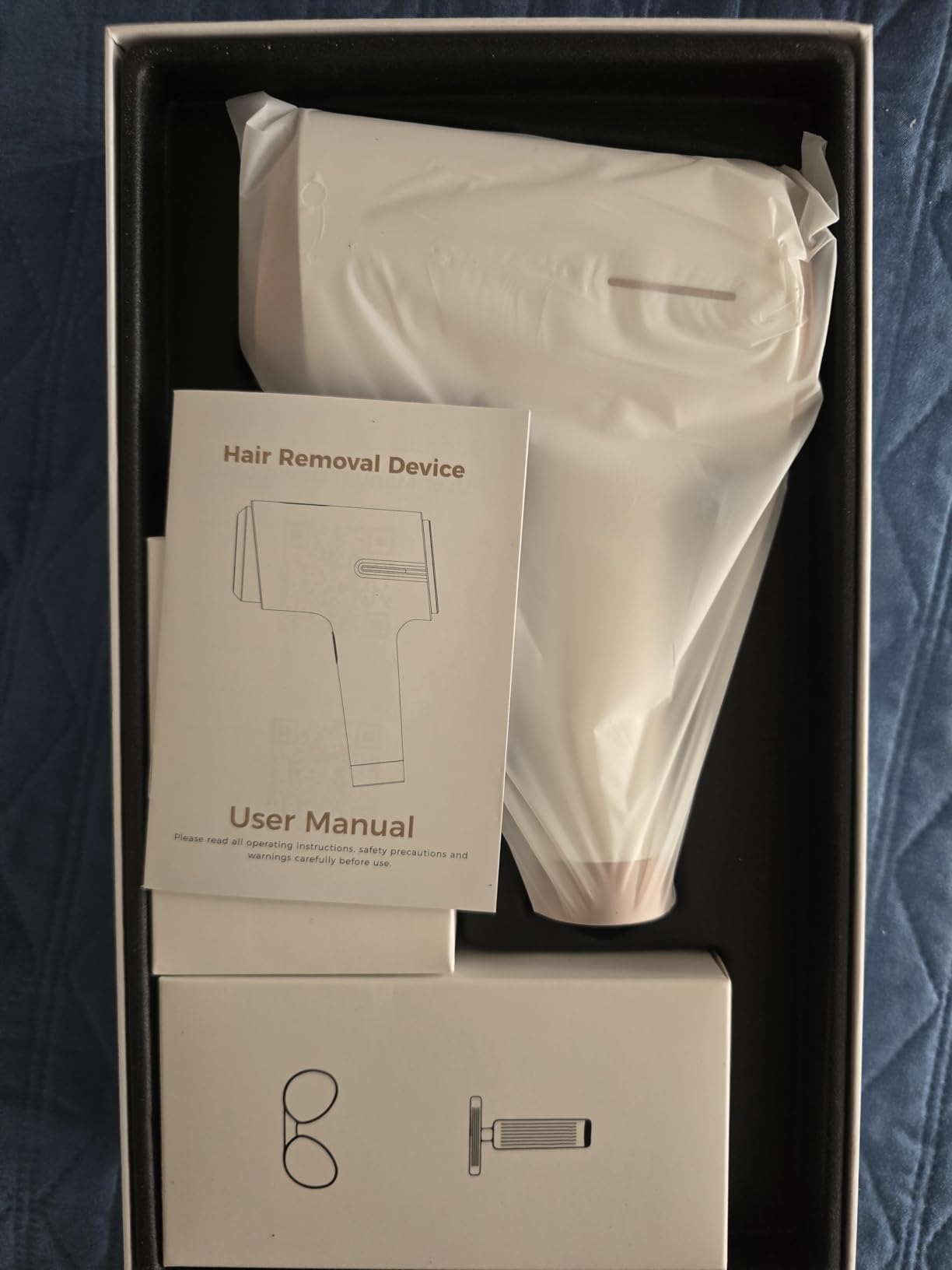 Ubroo IPL Laser Hair Removal Device, 21J Energy, 96% Hair Reduction, 41°F Ice Cooling for Women & Men, Face Bikini Underarm, Safe & Painless, At-Home Professional Results customer photo 1