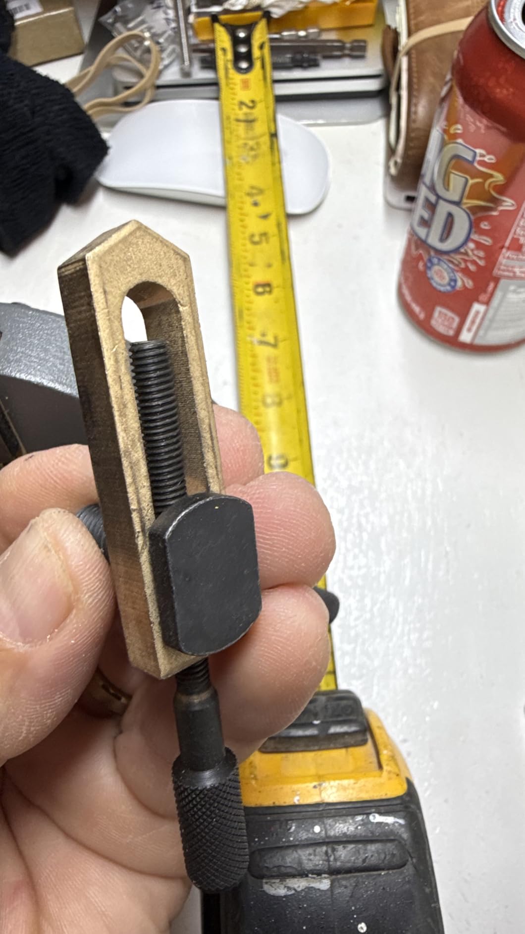 Wood Lathe Steady Rest Grey Color Metal Mini Lathe Steady Rest Stabilizer Machining Center Hole 0618 CJ18 CJ0618A 7x12 7x14 0618‑3B, Metal Lathes Wood Stabilizer Lathe Steady Rest Lathe Steady Rest customer photo 1