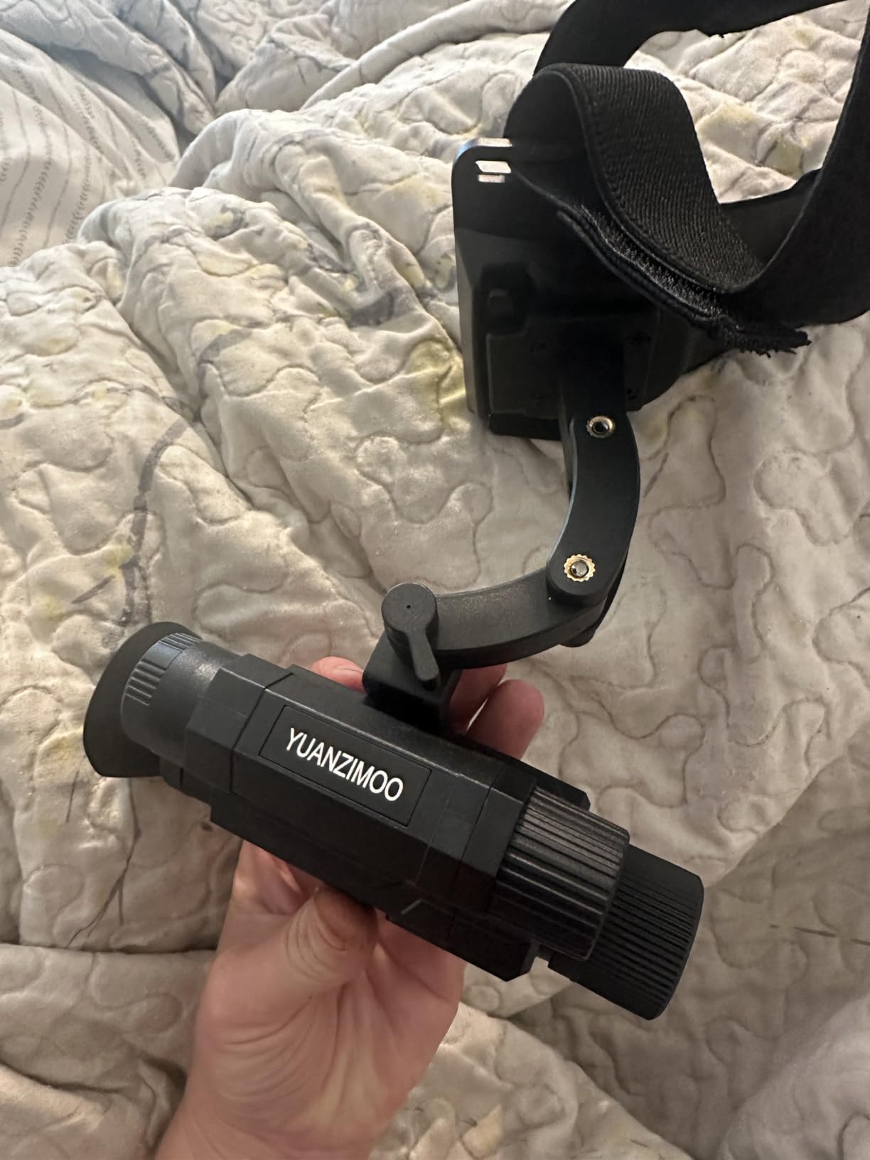 Head-Mounted Night Vision Monocular Digital Infrared Monocular for Camping Hunting customer photo 1