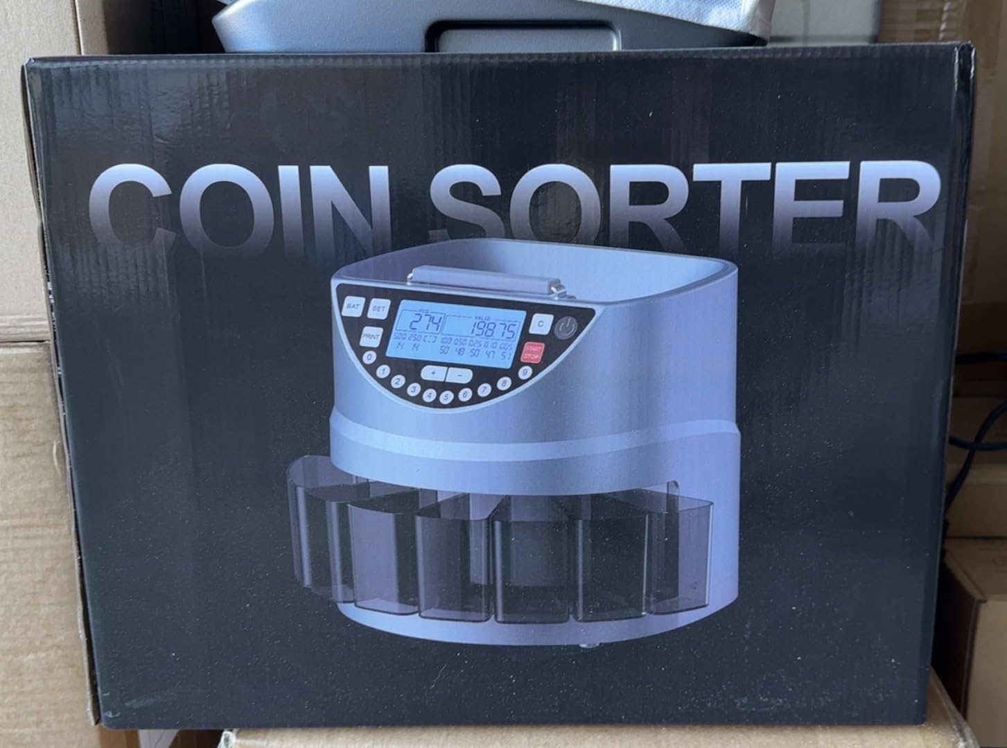 Aneken Coin Counter & Sorter for U.S. Coins, 3.5-Inch TFT Display customer photo 1