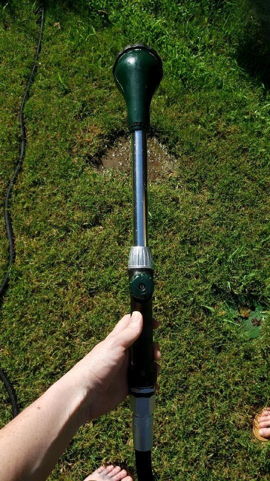 GREEN MOUNT Watering Wand, Heavy Duty Garden Hose Wand with 8 Spray Patterns, 16-Inch Hose Sprayer Nozzle with Flow Control, Ideal for Lawn and Garden Use, Bronze customer photo 2