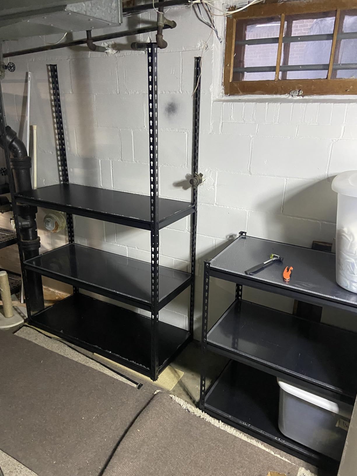 Lauxery 5-Tier Heavy Duty Garage Shelving, 48 x24 x72 in customer photo 2