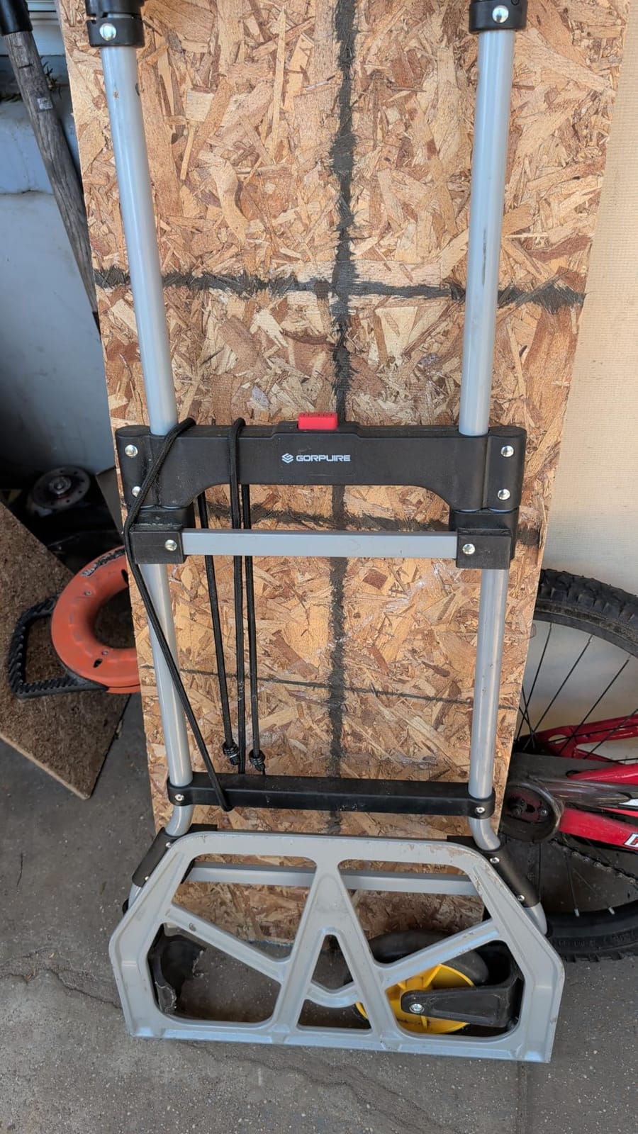 380 LB Capacity Folding Hand Truck Heavy Duty Foldable Dolly Cart customer photo 1