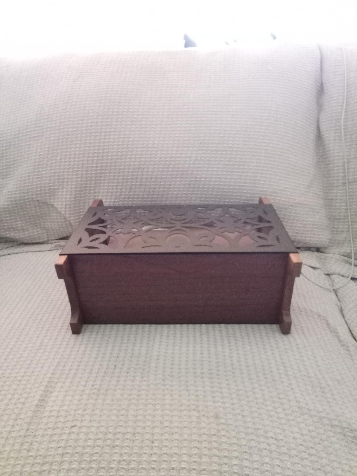 Magazine Holder,Wood Magazine Rack,Rustic Magazine File Holder customer photo 2
