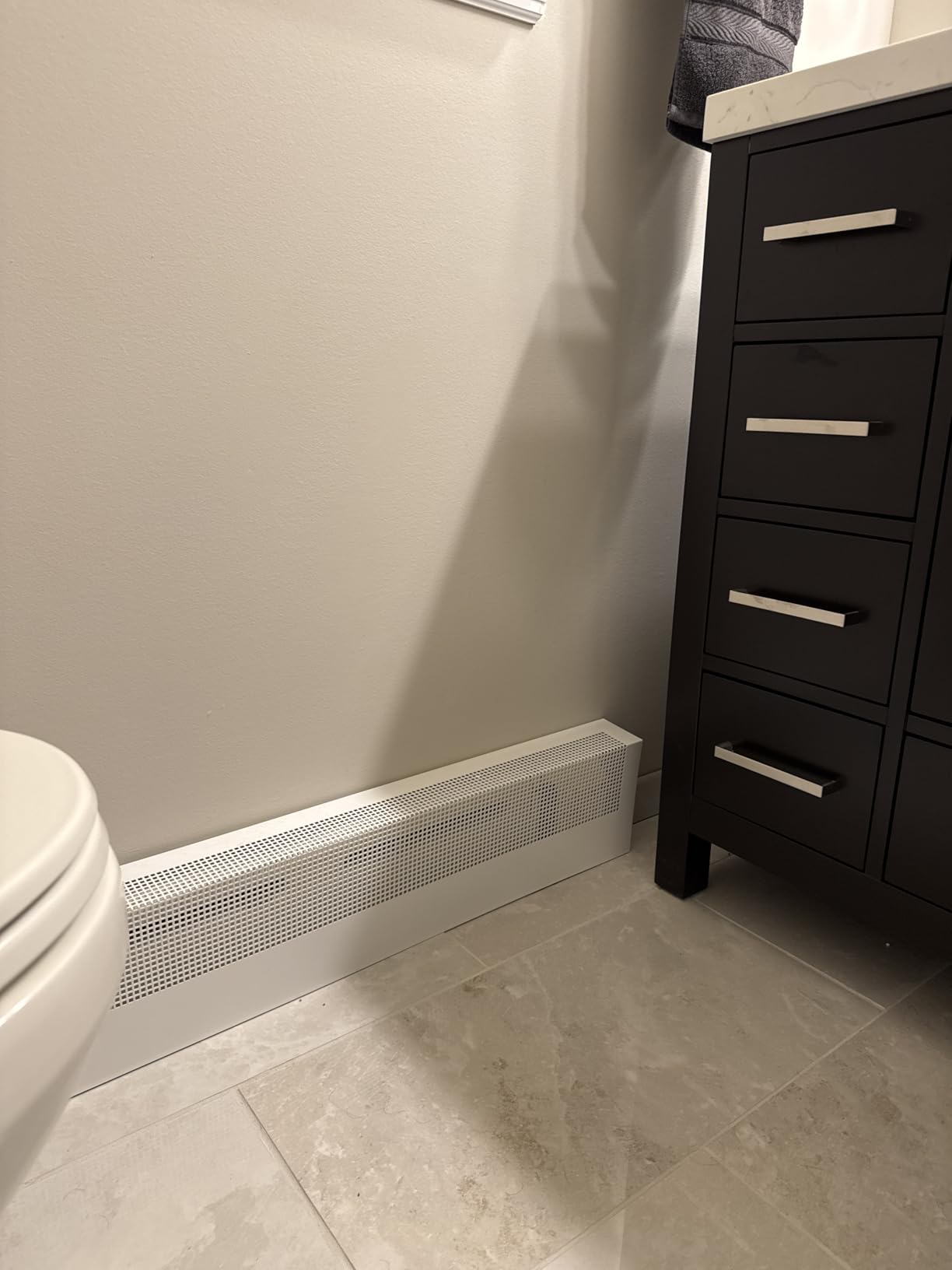 4Ft Galvanized Steel Baseboard Heater Cover with End Caps, BHC4 customer photo 1