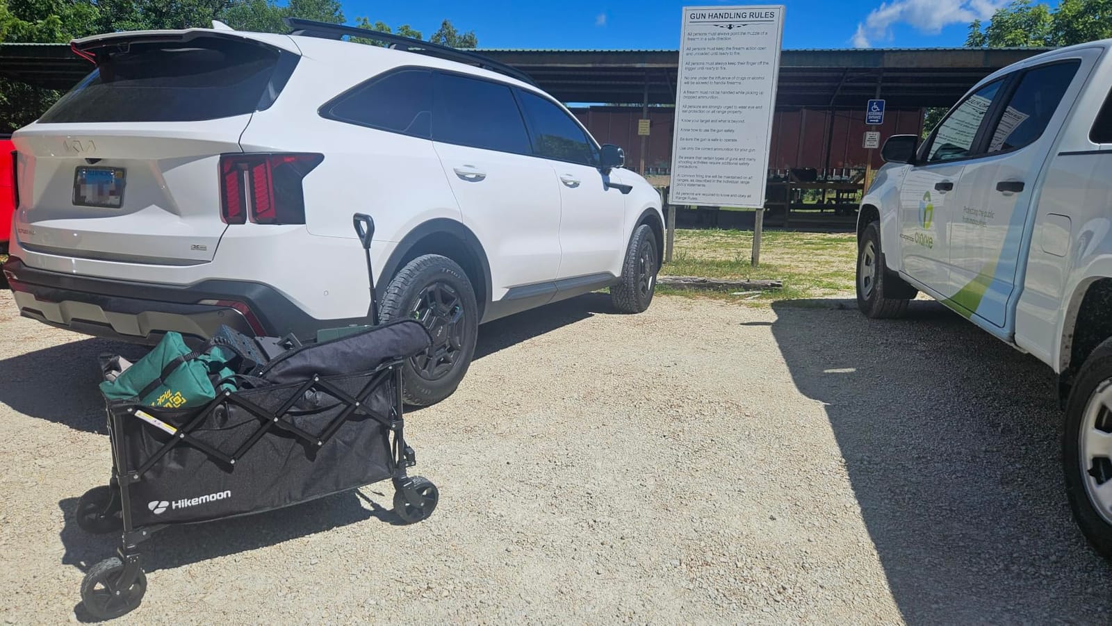 HIKEMOON 150L Collapsible Wagon Compact with Big Wheels, 420LBS Black customer photo 1