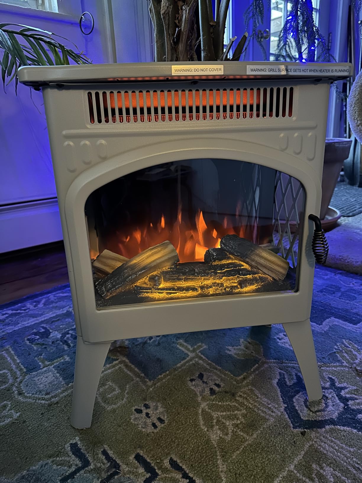 R.W.FLAME Electric Fireplace Heater 17