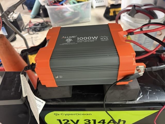 2000W Pure Sine Wave Power Inverter 12V DC to 120V AC, ETL Listed to UL 458 | Surge 4000W, for RV, Truck, Solar, Outdoor, Home, Off-Grid, Power Inverter with 2 AC Outlet, Hardwire Port, Remote Control customer photo 2