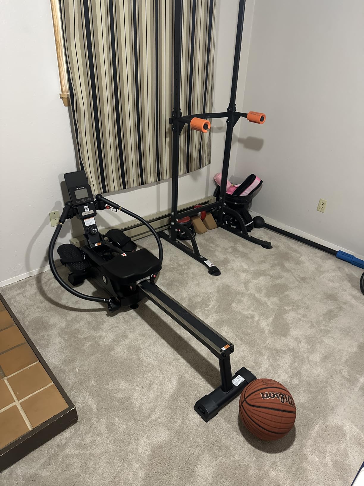 Merach RS3 Scull Rowing Machine for Home, Simulate Real Row, Ergonomic Seat | 16 Levels Quiet Magnetic Resistance, Multiple Rower Modes, Full-Body Workout, Multi-App Support, Max 350 lbs Capacity customer photo 2