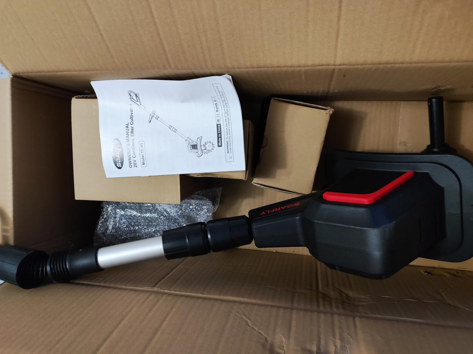 SOARFLY Cordless Tiller Cultivator 9