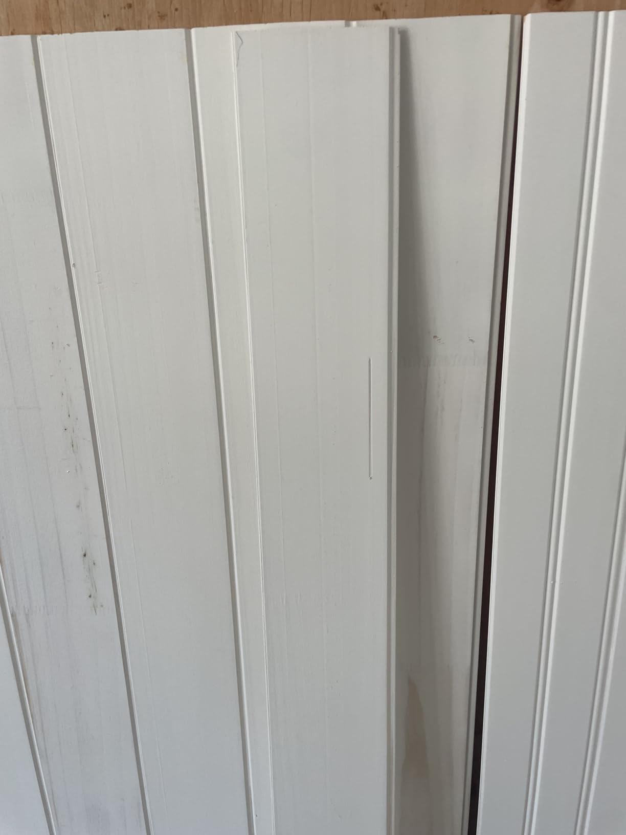 Primed Beadboard Wainscoting Panels - 32” Tongue & Groove Pine Planks customer photo 1
