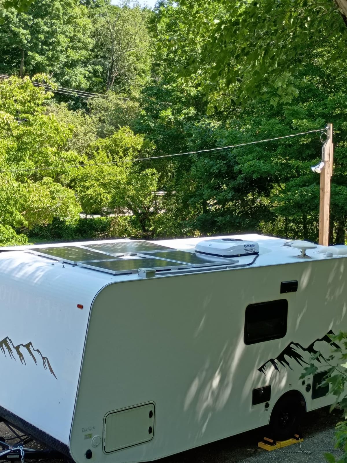 Outequip RV Air Conditioner, 12V 10000 BTU Rooftop Air Conditioner for RVs, Trucks, Vans, Campers, Tractor, Low Profile Quiet AC Unit, OutEquipPro 12V AC (12 voltage w/o heater) customer photo 1