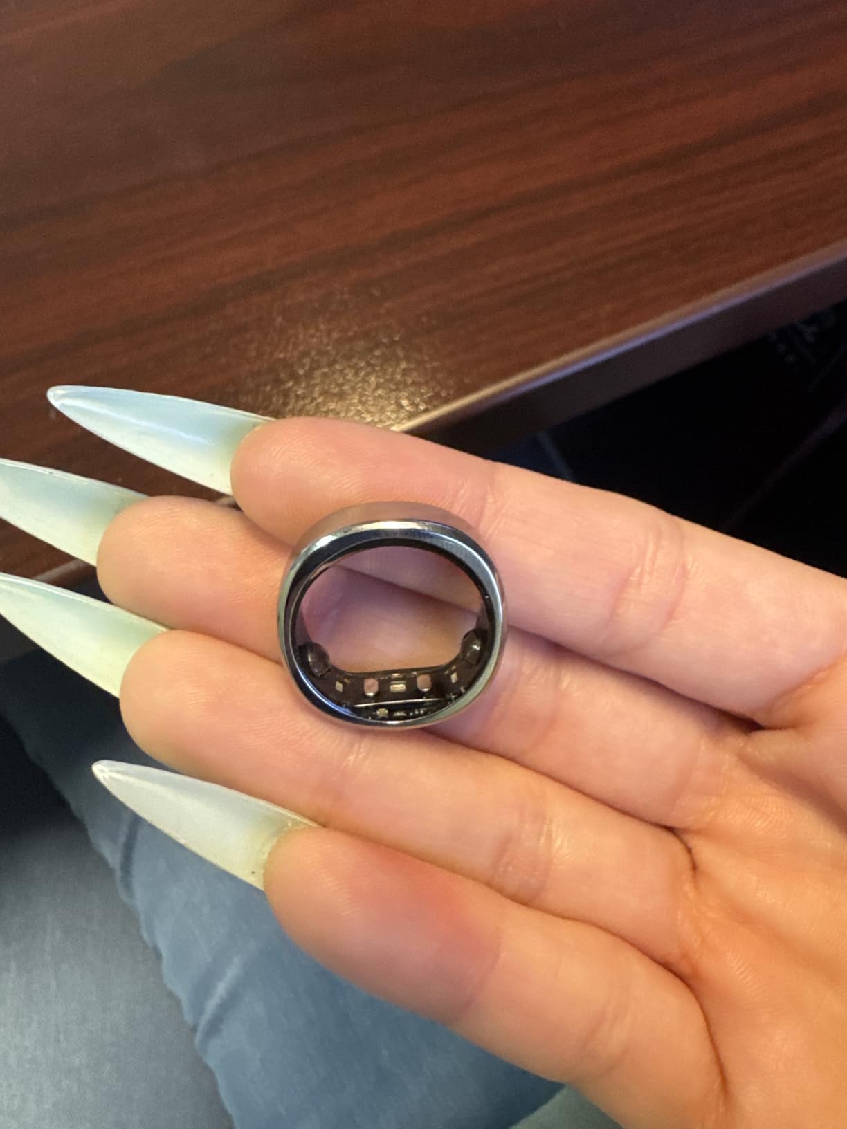RingConn Gen 2 Air Ultra-Thin Smart Ring(Size 8, Galaxy Sliver) customer photo 1
