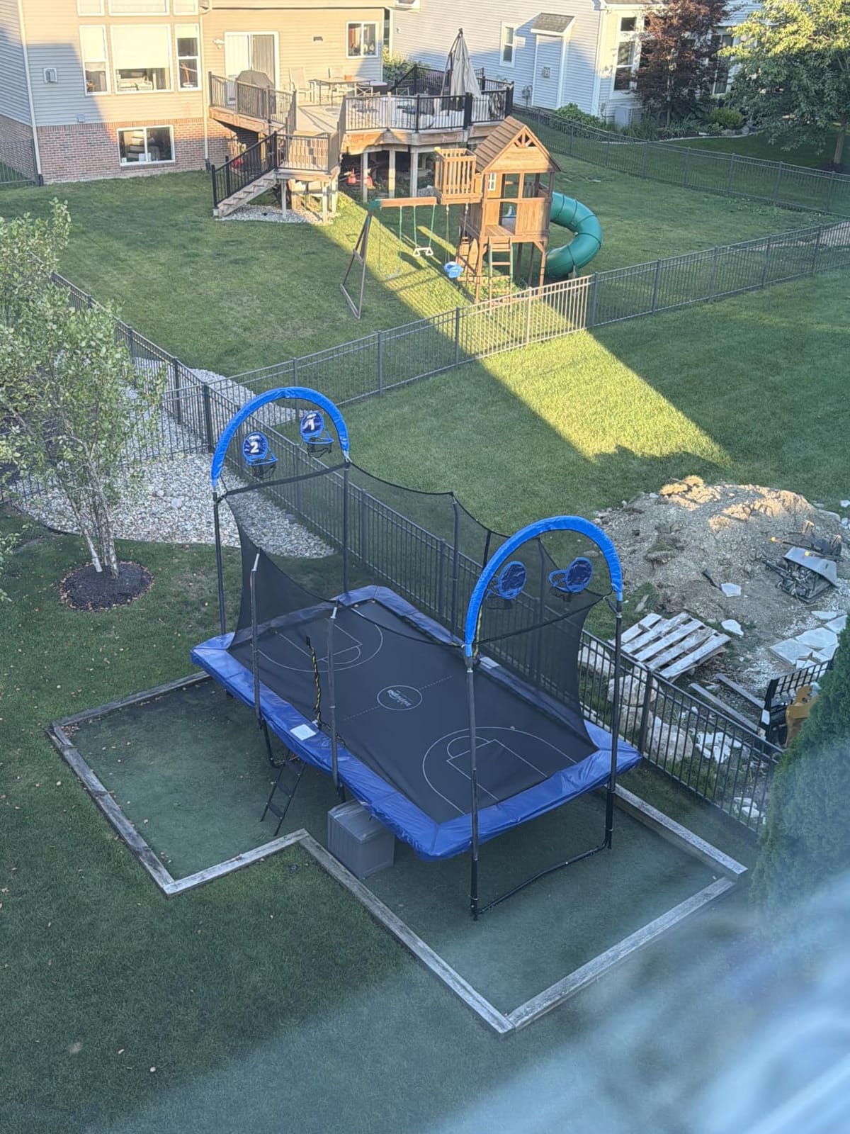 Zupapa 1800LBS Weight Capacity Rectangle Trampoline 10x17FT 9X15FT 8X14FT Outdoor Square Gymnastics Trampolines with Basketball Hoops for Kids Adults Long Large Big Rectangular Tumbling Trampolin customer photo 1