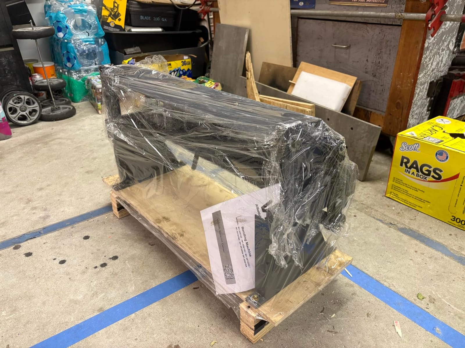 VEVOR Box and Pan Brake, 24in, Portable Metal Bender with 0-135° Bending Angle, Capable of Handling 20 Gauge Low Carbon Steel & 14 Gauge Aluminum, with 5 Adjustable Fingers for Sheet Metal Bending customer photo 1