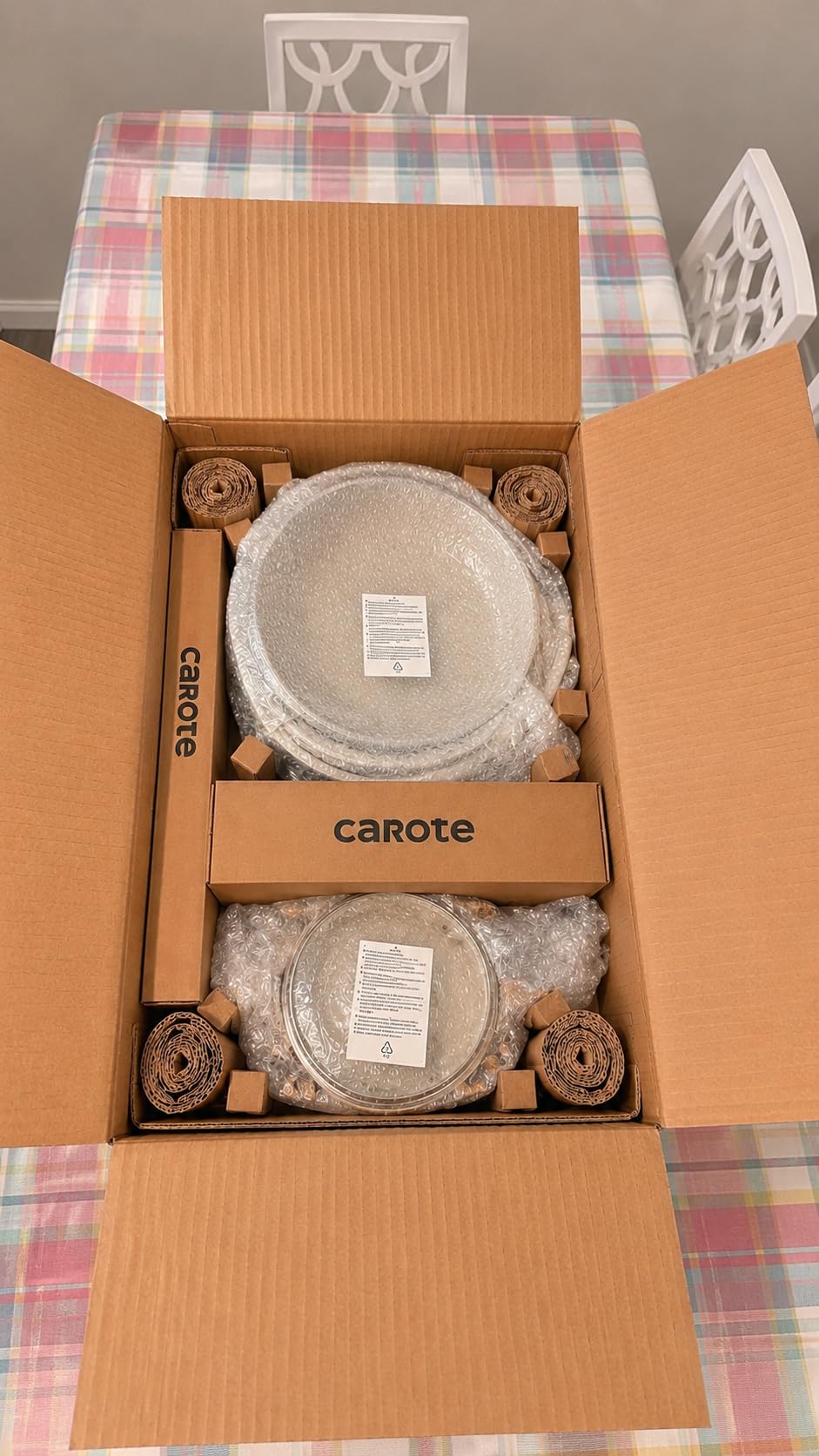 CAROTE 21pcs Ceramic Cookware Sets, Pots and Pans Set Blue customer photo 2