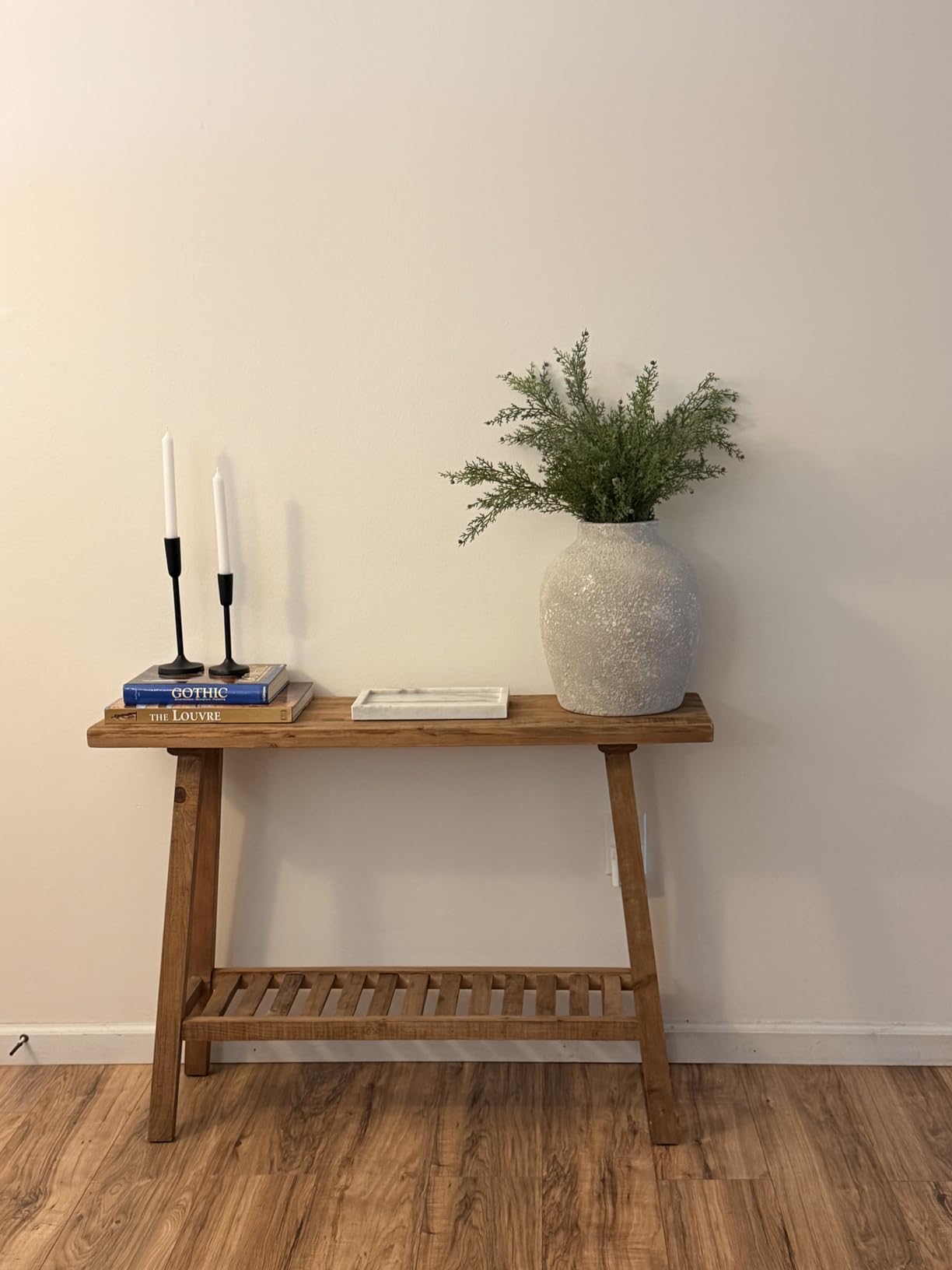 HOKYHOKY Reclaimed Solid Wood Console Table, 43.3