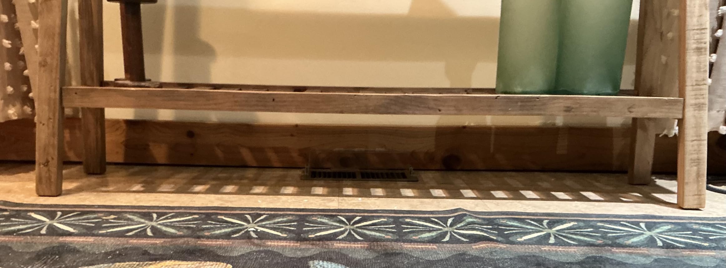 HOKYHOKY Reclaimed Solid Wood Console Table, 43.3