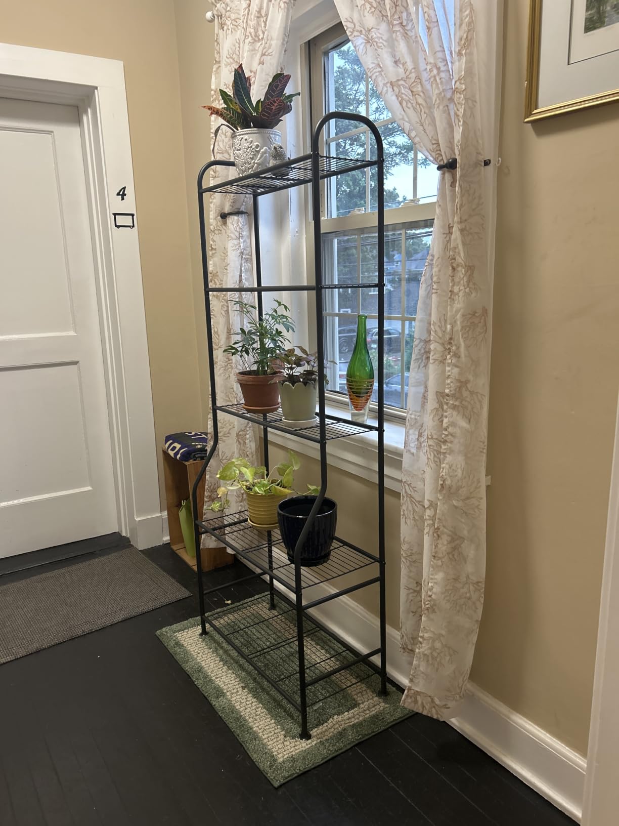 5-Tier Metal Plant Stand - Heavy Duty Indoor Outdoor Flower Shelf for Multiple Pots, 65
