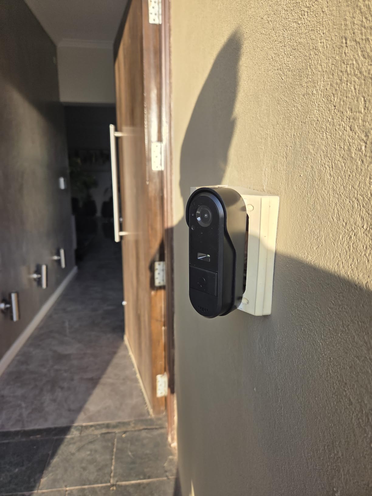 TKMARS Doorbell Camera Wireless No Subscription 1080P, Waterproof Door Bell Camera with Monitor Screen Free Storage NO WiFi and APP Needed, Video Intercom Two-Way Audio, 170° View Angle,Night Vision customer photo 1