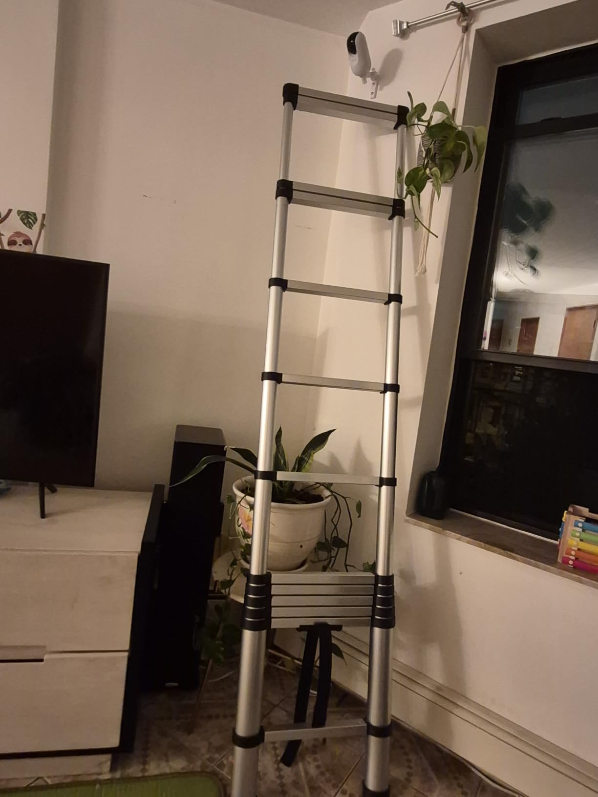 Telescoping Ladder,20.5FT Extension Ladder, Heavy Duty 330lbs Max Capacity customer photo 2