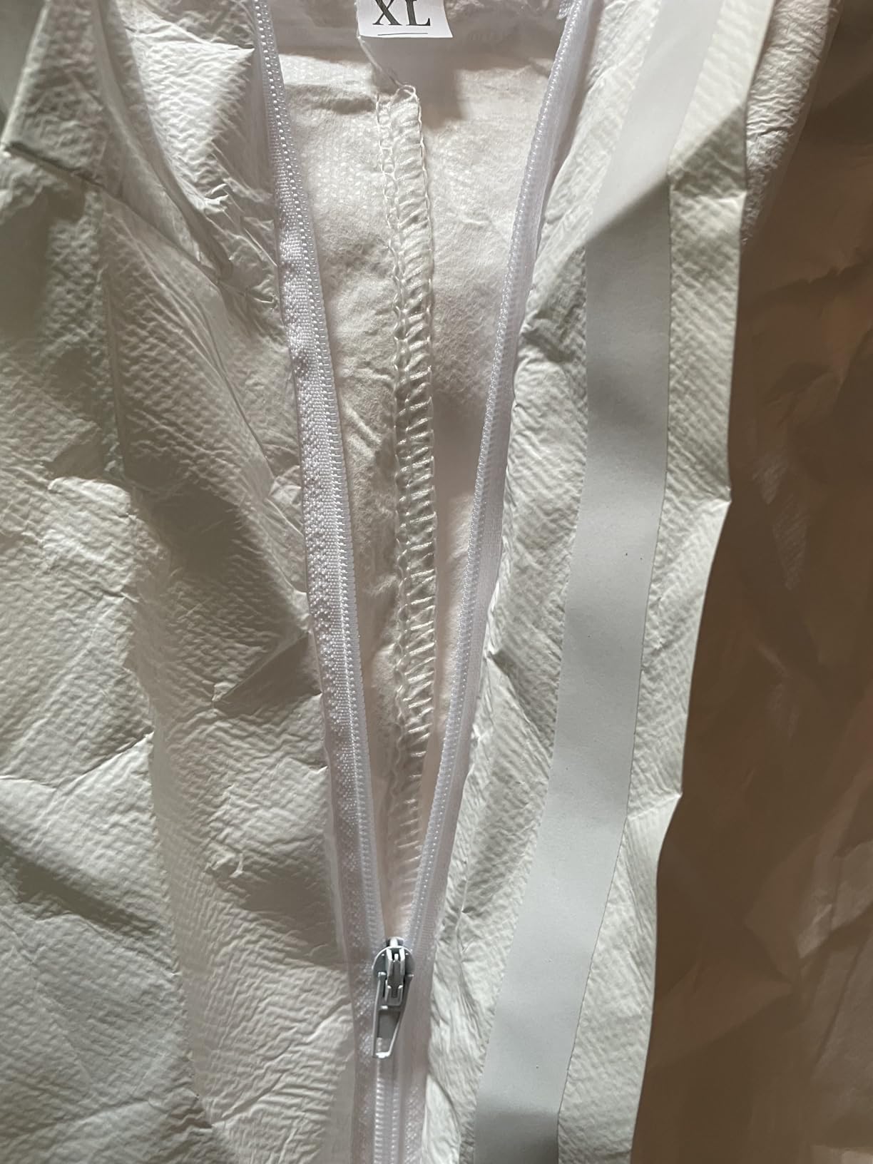 FURWEY Hazmat Suits 1/10 Pack Disposable Coveralls, with Elastic Wrists, Ankles and Hood, Available in 4 sizes customer photo 2