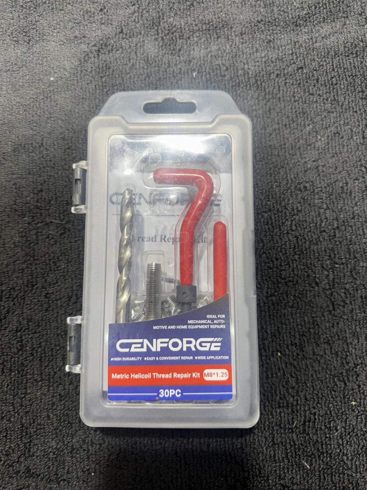 Helicoil Thread Repair Tool Kit 320-Piece: SAE (1/4